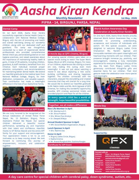 Monthly Newsletter - May 2026