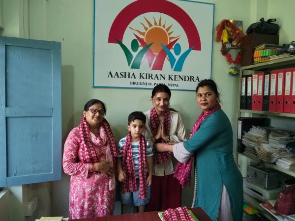 Mrs. Shristi Sharma & family